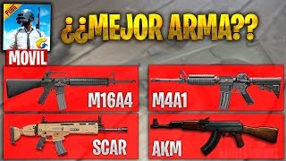 ¿¿LA MEJOR ARMA DE PUBG MOBILE?? **COMPARACION CON ESTADISTICAS REALES**