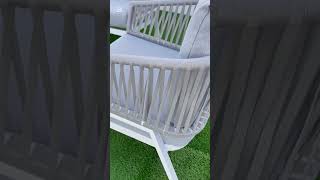 Video de Juego de living para jardín y exterior Dafne Utile 4 piezas