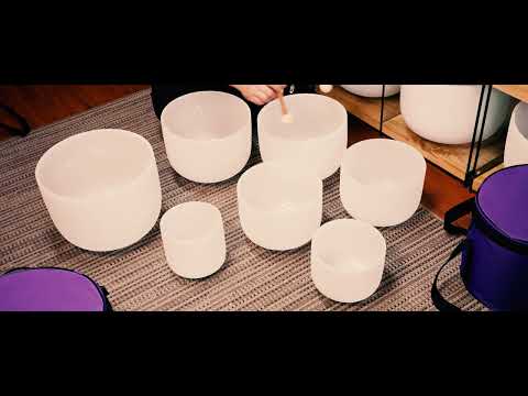 Set de 7 Cuencos de Cuarzo – Sonido Armónico y Terapéutico