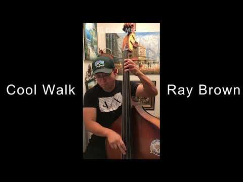 [ Cool Walk ] Ray Brown Walking Bass Line Transcription.