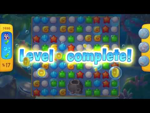 Fishdom  Level 7491 - 7500 (First Try) + Mini Game 🐡🐟