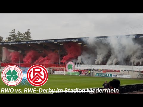 SC Rot-Weiß Oberhausen - Rot-Weiss Essen | Choreo, Pyroshow & packender Kampf beim Pokalüberraschung