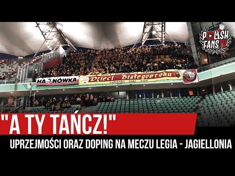 "A TY TAŃCZ!" - uprzejmości oraz doping na meczu Legia - Jagiellonia [NAPISY] (22.02.2020 r.)