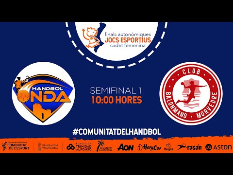 📺🤾🏼‍♀️ Finals Jocs Esportius CF - Semifinal 1 | Handbol Onda 🆚 Balonmano Morvedre