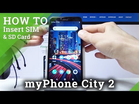 How to Install SIM & SD Card in myPhone City 2 – Insert Nano SIM & Micro SD