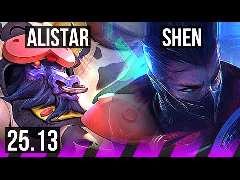 ALISTAR & Jhin vs SHEN & Sivir (SUP) | 1/1/11 | KR Master | 25.13