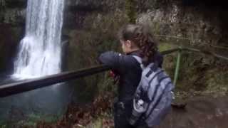 Silver Creek Falls Winter hike 2014 Part 1