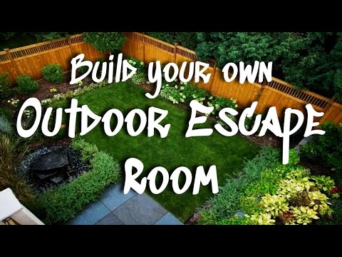 DIY *OUTDOOR* Escape Room || Step-By-Step Tutorial to Make Your Own Escape Room Outside