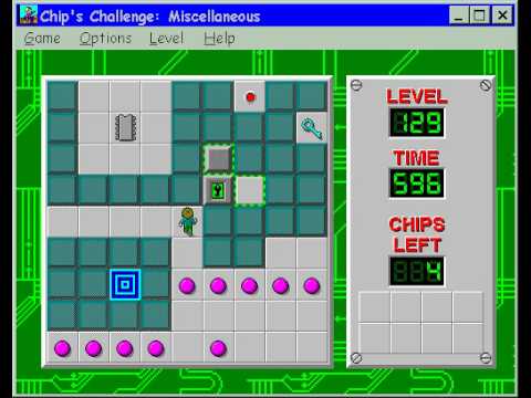 CCLP2 level 129 solution - 593 seconds