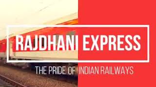 preview picture of video 'Journey of Raajdhani express  , Indian railway'
