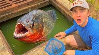 I Found MONSTER Piranhas in a SEWER!
