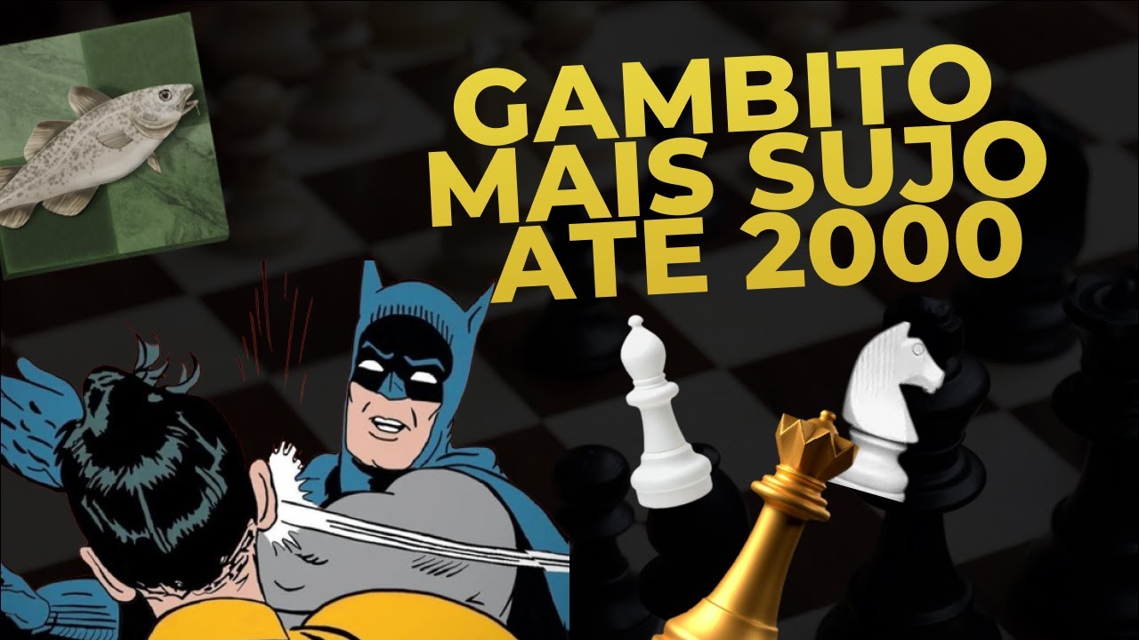 GANHE em 6 LANCES: O Gambito mais SUJO contra Peão Dama