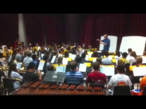 Nc all-state band 2011 rehearsal with jay bocook pt 2