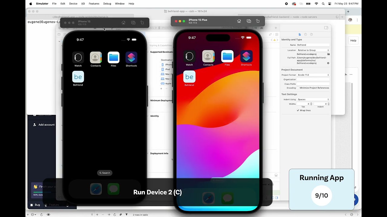 Befriend Developer Setup Video