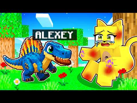 NASCI como BEBÊ ESPINOSSAURO no Minecraft