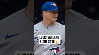 Louis Varland pitches a six-out save and records his 23rd save of the season ???? #MLB #BlueJays