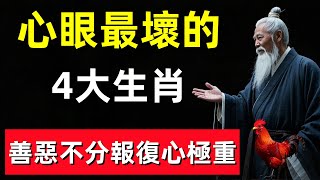 心眼最壞的4大生肖，善惡不分，報復心極重！#修行思維 #修行 #福報 #禪 #道德經 #覺醒 #開悟 #禅修