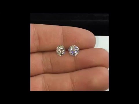 Diamond VS Moissanite - Round