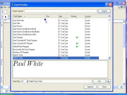 Scribus tutorial Choosing and Previewing  Fonts in 3 easy steps