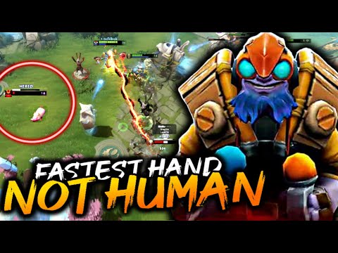 OMG! this is NOT HUMAN! Look at the HAND SPEED! Tinker in Tournament (Dota 2 Tinker Gameplay)