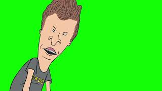 Butt-Head "try not to suck" green screen