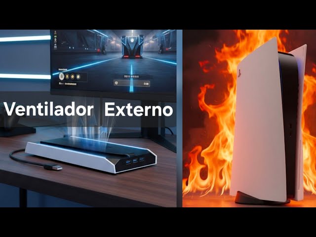 Vídeo relacionado con ElecGear PS5 Auto Ventilador de Refrigeración Externo, USB Turbo Refrigerador Control Automático del Sensor de Temperatura para PlayStation 5 Ultra HD y Digital