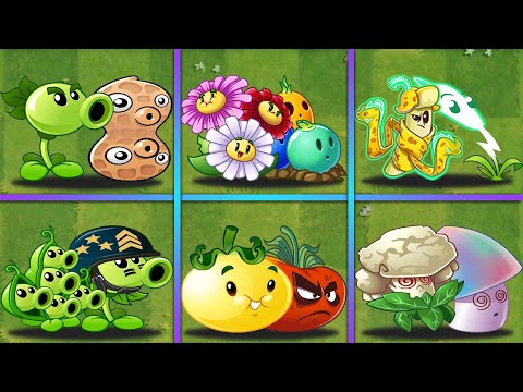 Random 6 Pair Team Plants - Who Will Win? - PvZ 2 Team Plants Battlez