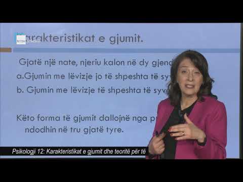 Psikologji 12 - Karakteristikat e gjumit dhe teoritë për të