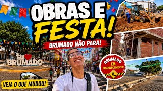 BRUMADO NÃO PARA! OBRAS, FESTA E MOVIMENTO INTENSO POR TODA A CIDADE 