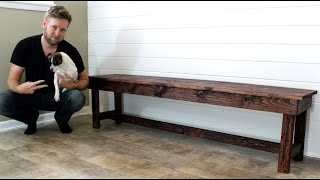 The $20 Farmhouse Bench - DIY Project