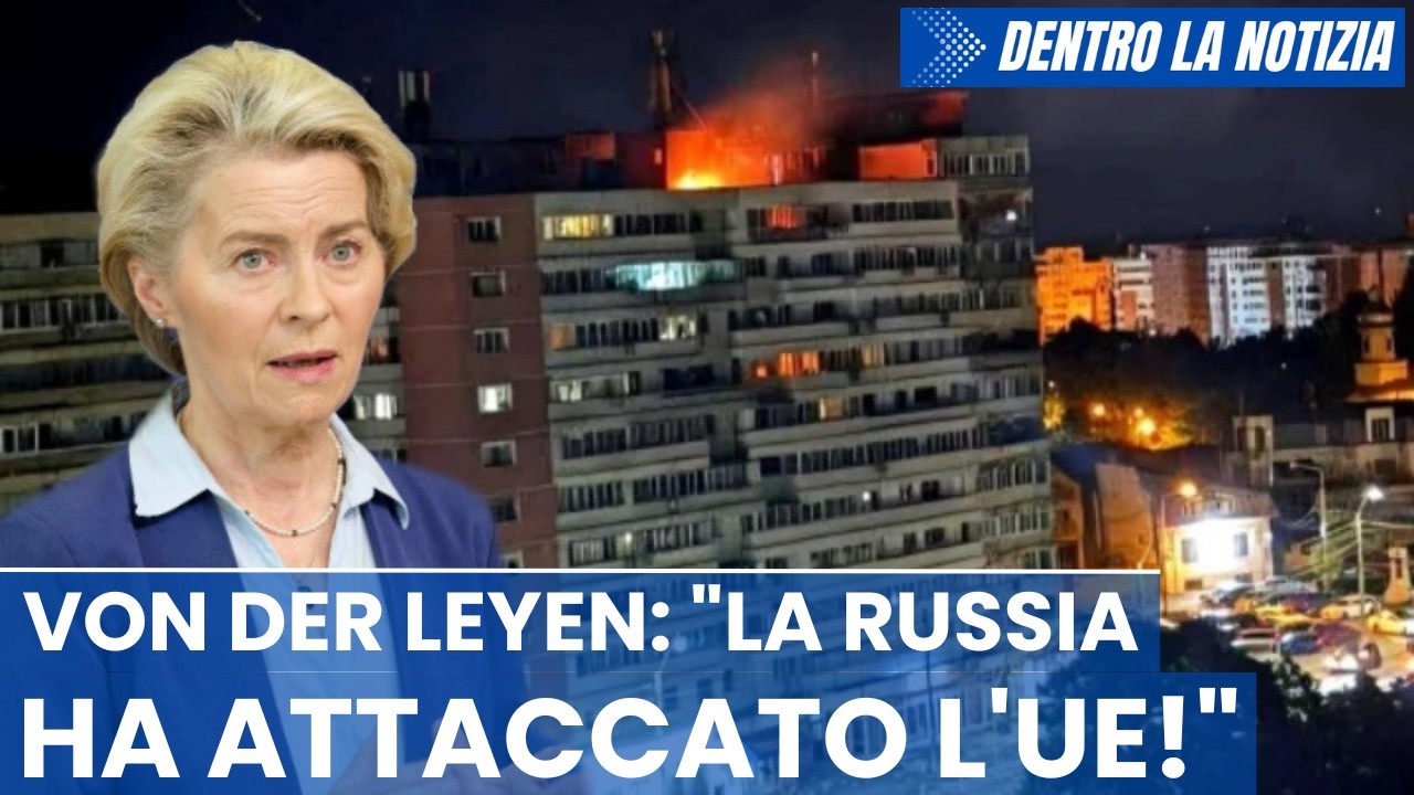 Von der Leyen: Russia ha attaccato la Romania ferendo civili! Pretesto per nuove sanzioni e guerra?