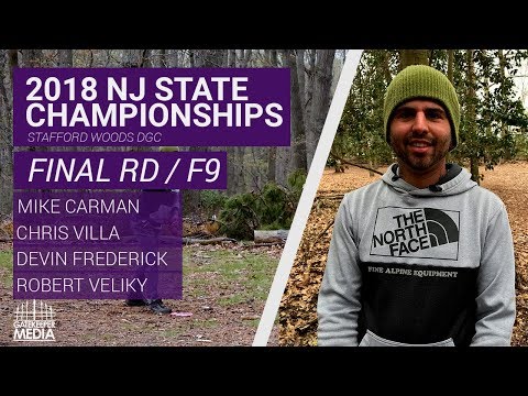 2018 New Jersey State Championships | Final RD, F9, MPO | Carman, Villa, Frederick, Veliky