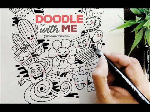 Doodle with me - Kadmad Designs #doodle #howtodoodle
