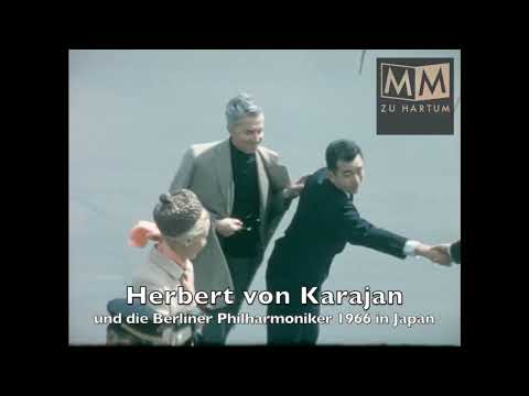 Herbert von Karajan Japanreise 1966 mit den Berliner Philharmonikern – privater Schmalfilm