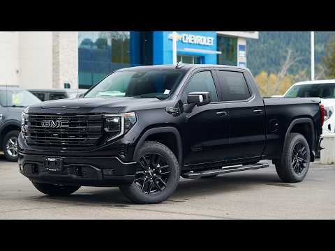 2026 GMC Sierra 1500 Crew Cab Standard Box 4-Wheel Drive Elevation in Black for sale at Salmon Arm Chevrolet Buick GMC in Salmon Arm, BC