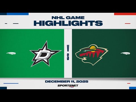 NHL Highlights | Stars vs. Wild - December 11, 2025