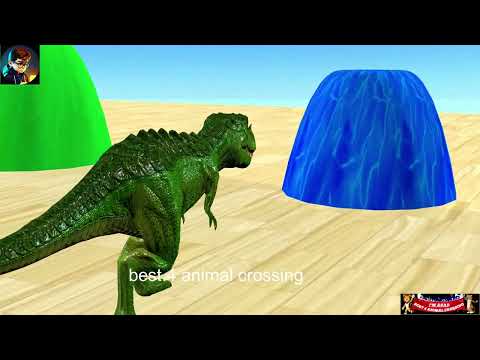 Watch Gorillas, Elephants, Ducks, Lions and Cows...Cross a Paint Fountain?!