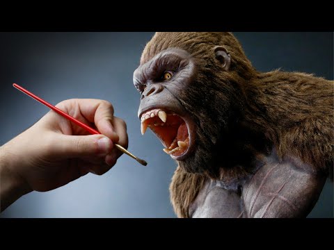 King Kong Sculpture Timelapse - Godzilla vs. Kong