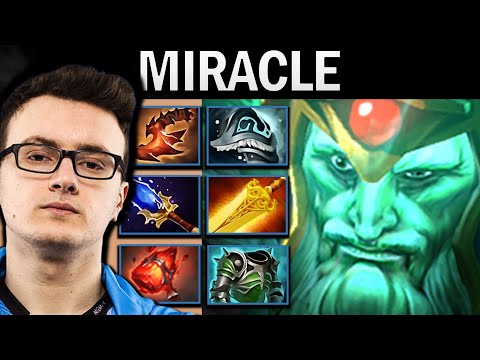 Wraith King Dota Gameplay Miracle with Radiance with Aghanims