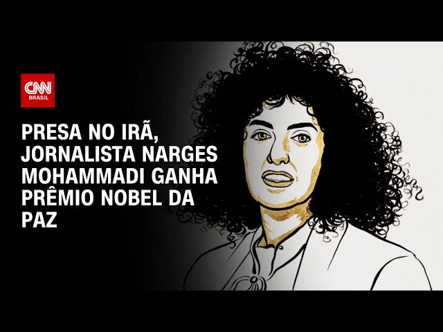 Presa no Irã, jornalista Narges Mohammadi ganha Prêmio Nobel da Paz | CNN NOVO DIA