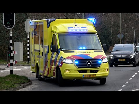 [Primeur] A1, C Miesen Ambulance 01-141 Groningen vanaf het Scheper Ziekenhuis Emmen naar het UMCG
