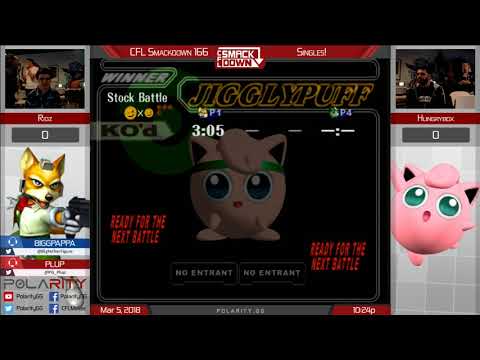 CFL Smackdown 166 Melee - Ridz (Fox) vs Hungrybox (Puff) - Winners Quarters