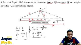 Prova Resolvida EsPCEx(2025 - 2026) - Matemática - Questão 3