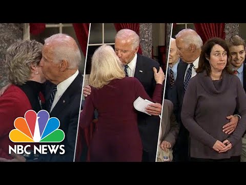 Is Joe Biden's Touchiness Out Of Touch? Revisit His Mock Swear-Ins | NBC News
