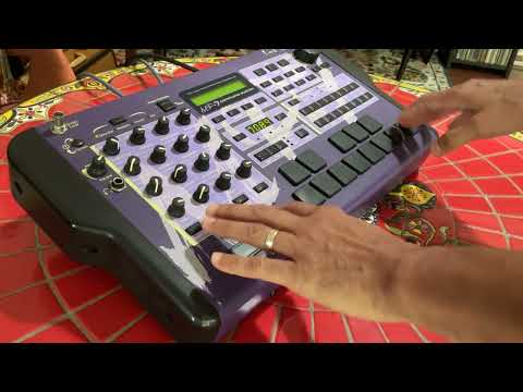 E-MU Systems MP-7 Phatt Command Station 128-Voice Synthesizer 2001 Purple / Black image 15