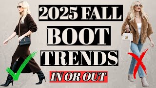 5 2025 Fall Boot Trends That Are Out + 7 Must Have Boots That Are In | Fashion Over 40