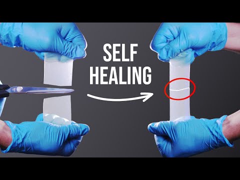 Self-Healing Material Demonstration - Fascinating!