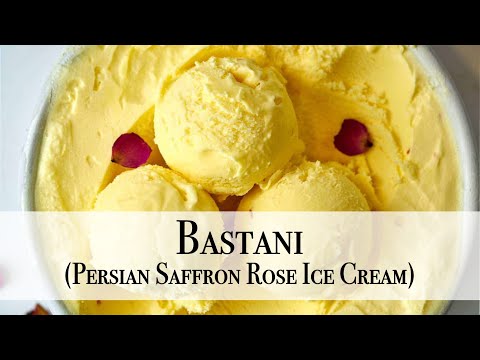 Bastani - Persian Saffron Rose Ice Cream