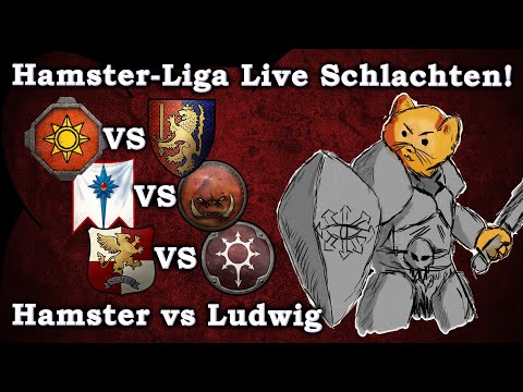 Die Neue Hamsterliga! Live Schlachten Ludwig vs Hamster! Total War: Warhammer 2