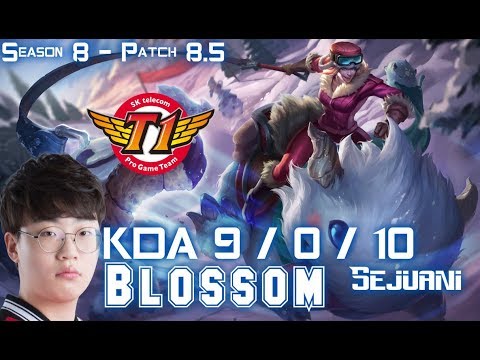 SKT T1 Blossom SEJUANI vs KHA'ZIX jungle - Patch 8.5 KR Ranked